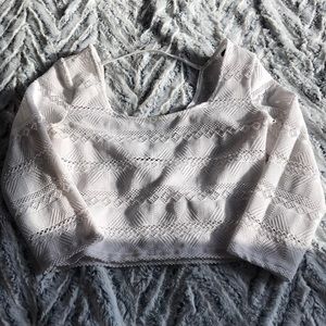 Forever 21 Crop Top with Cutouts